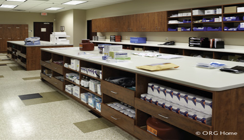 Commercial Custom Shelves and Drawers